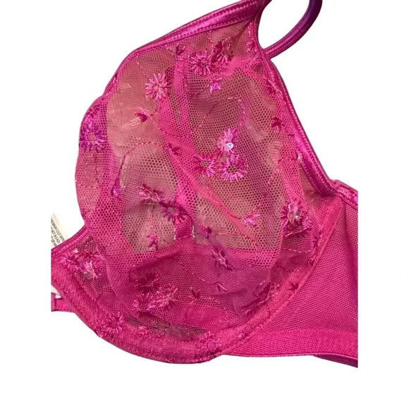 VICTORIAS SECRET sexy lace bra 36B - Picture 2 of 5